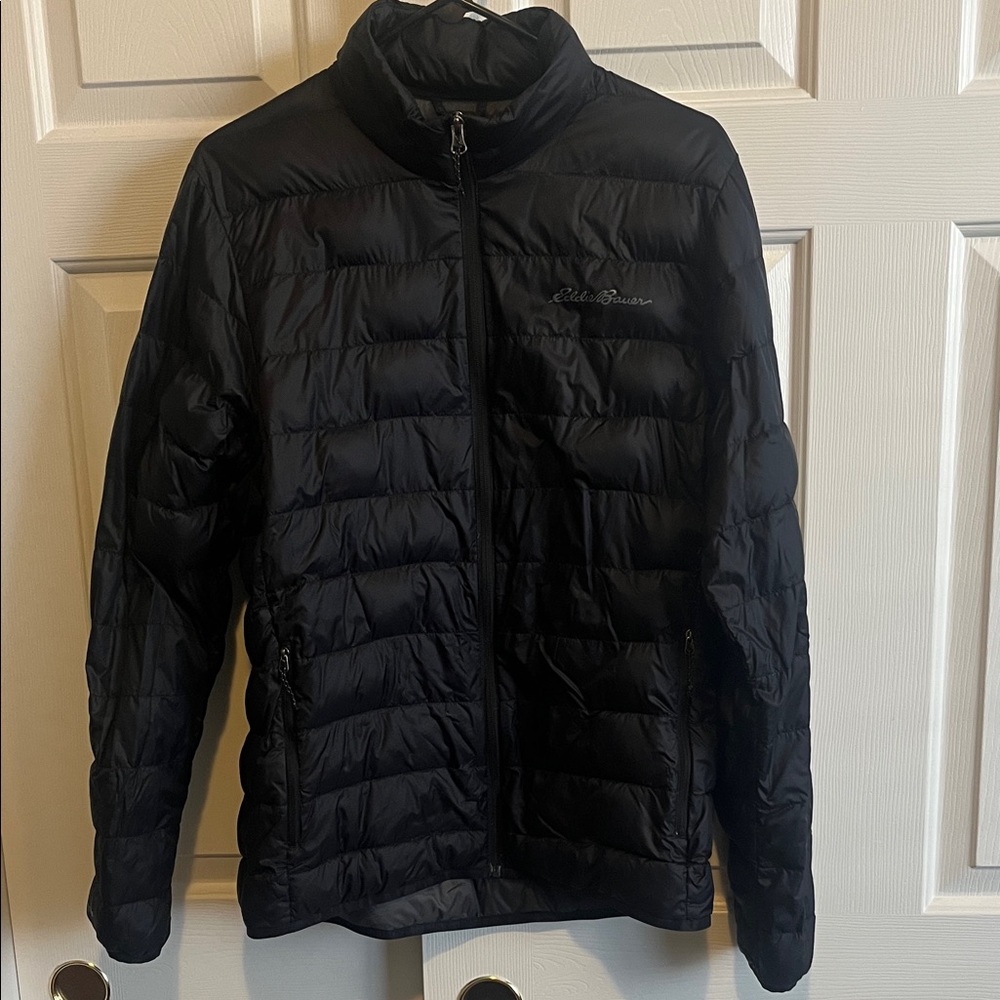 Eddie Bauer Men's Black Down Puffer Jacket